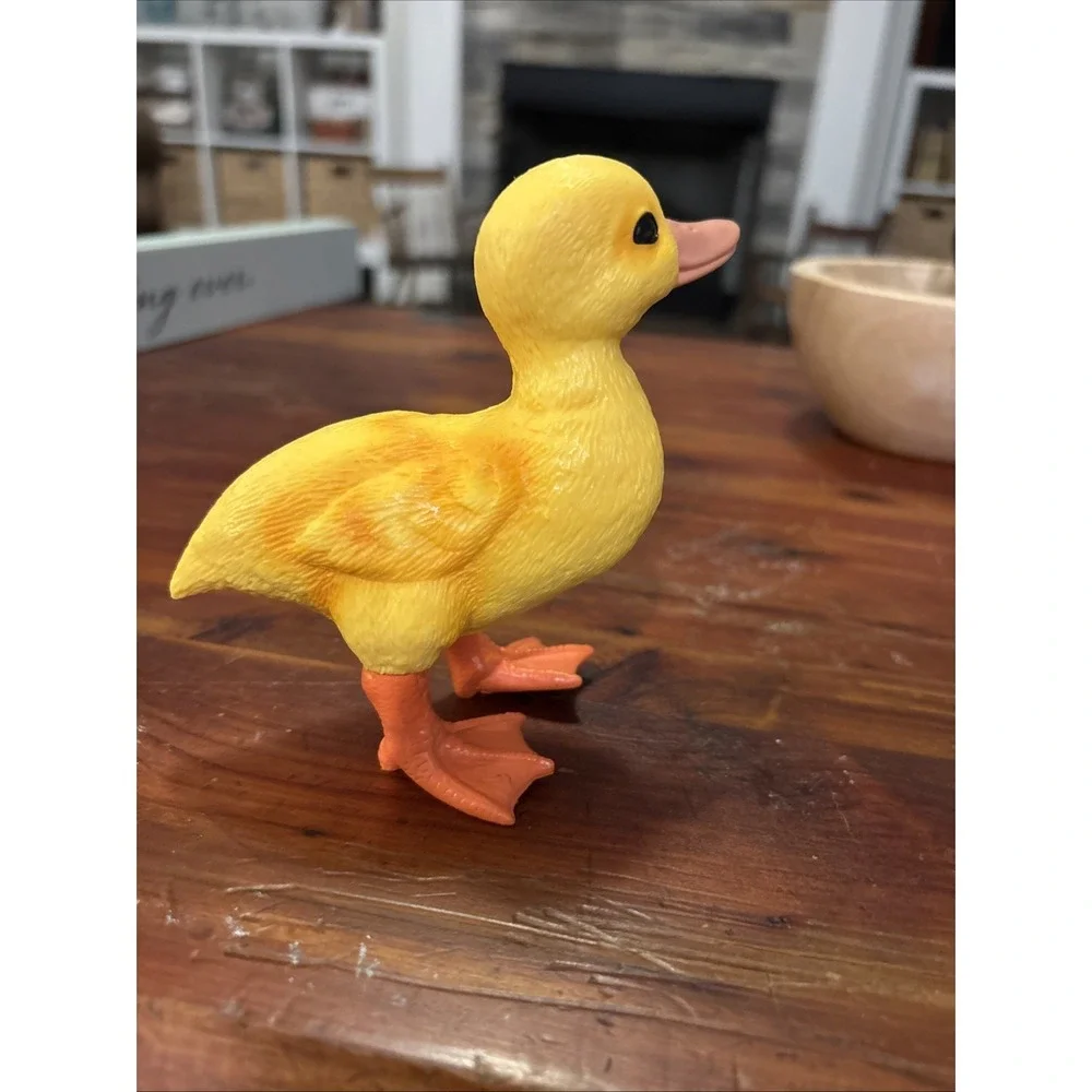 Vintage Yellow Duck Resin